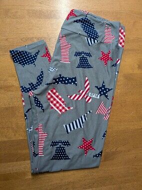 New Patriotic Grey Leggings